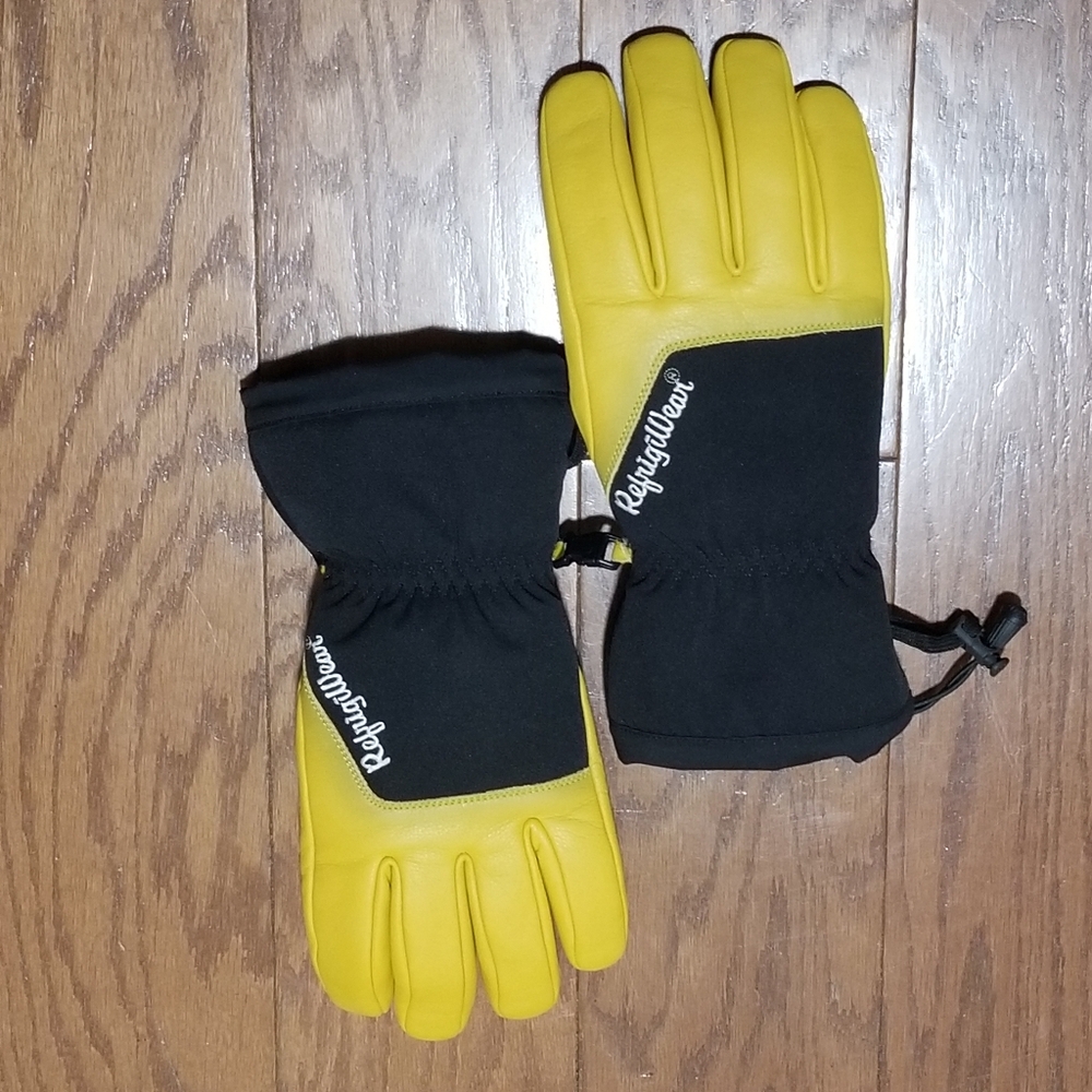 NEW! REFRIGIWEAR Insulated Water Resistant Cowhide Leather Glove Sz Large NWT